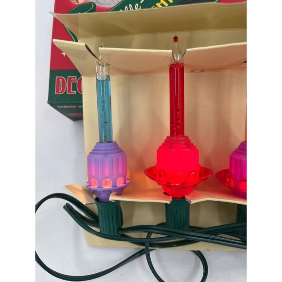 Christopher Radko Bubble-Brite 7-Light Set Radiant Colors Christmas Decor Indoor - Picture 3 of 11